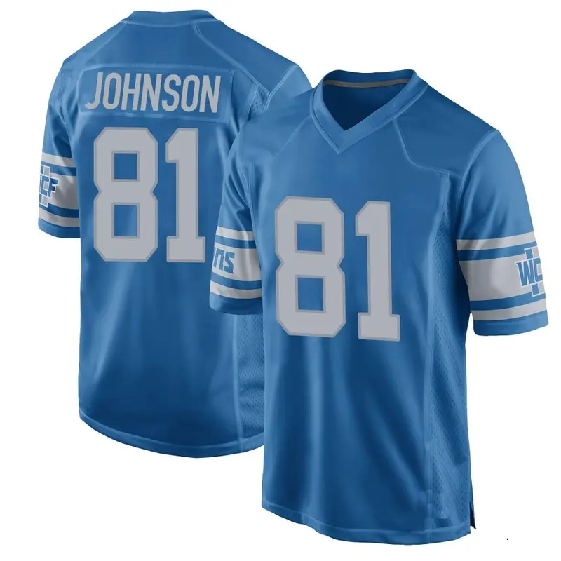 Nike Kayode Awosika Detroit Lions Women's Blue Home Game Player Jersey