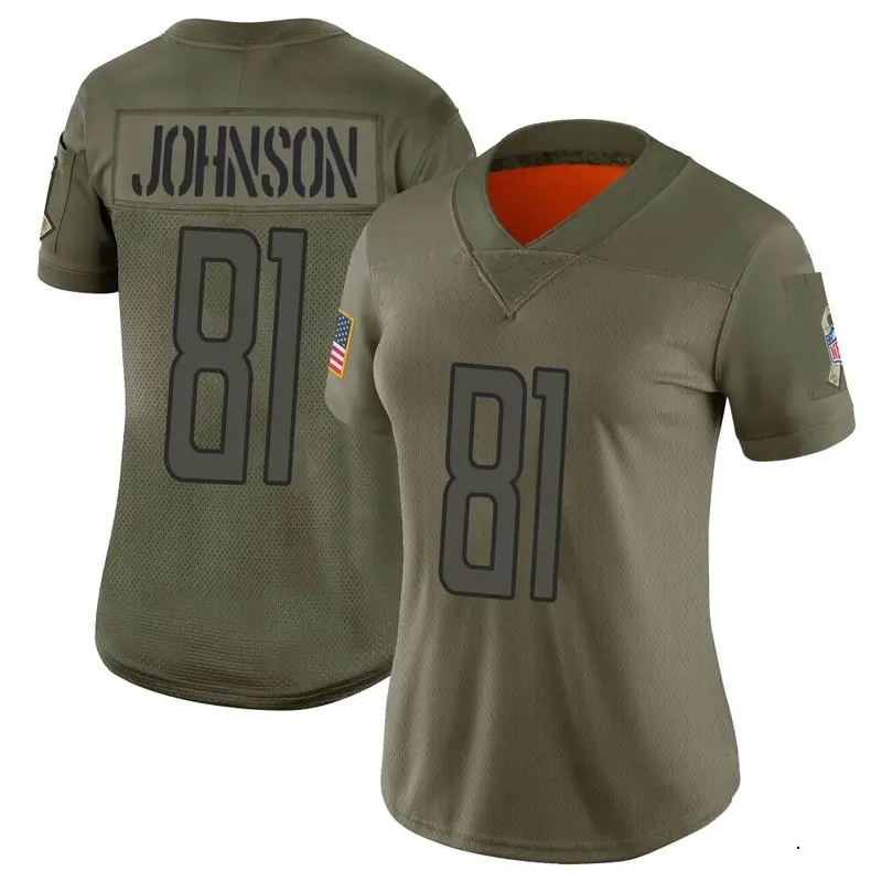 Calvin johnson salute to shops service jersey