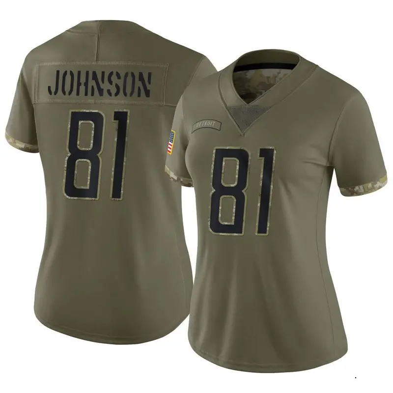 Calvin johnson orders salute to service jersey