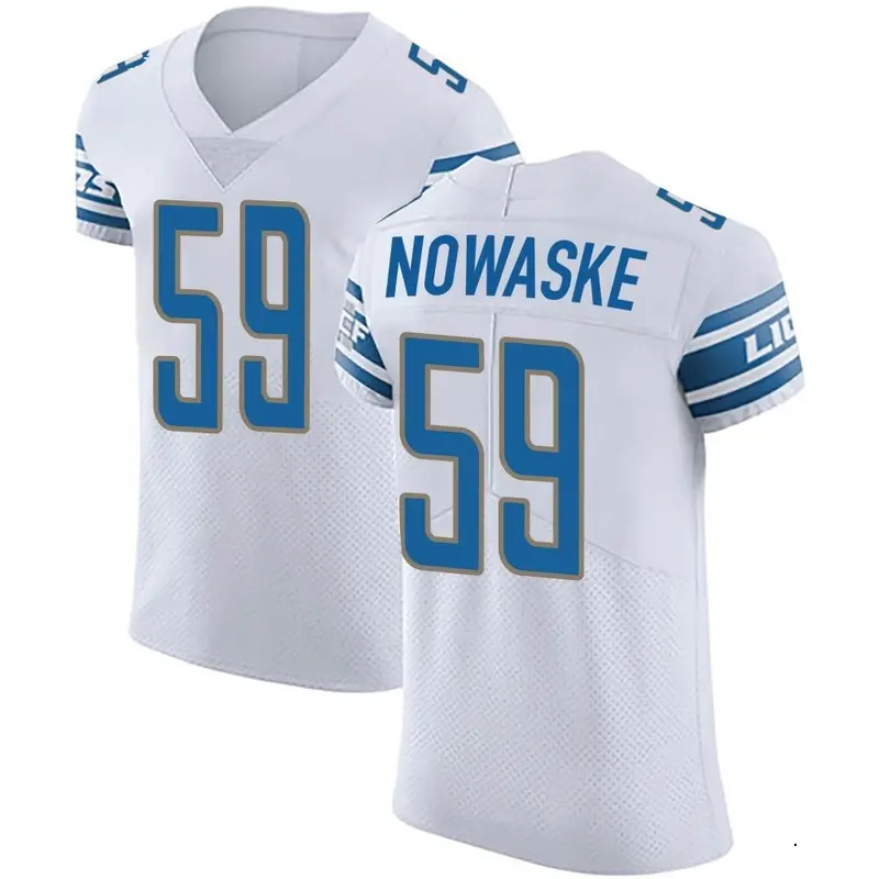 Trevor Nowaske Detroit Lions Nike Team Game Jersey - Blue