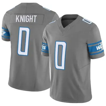 Men's Nike Zonovan Knight Blue Detroit Lions Team Game Jersey